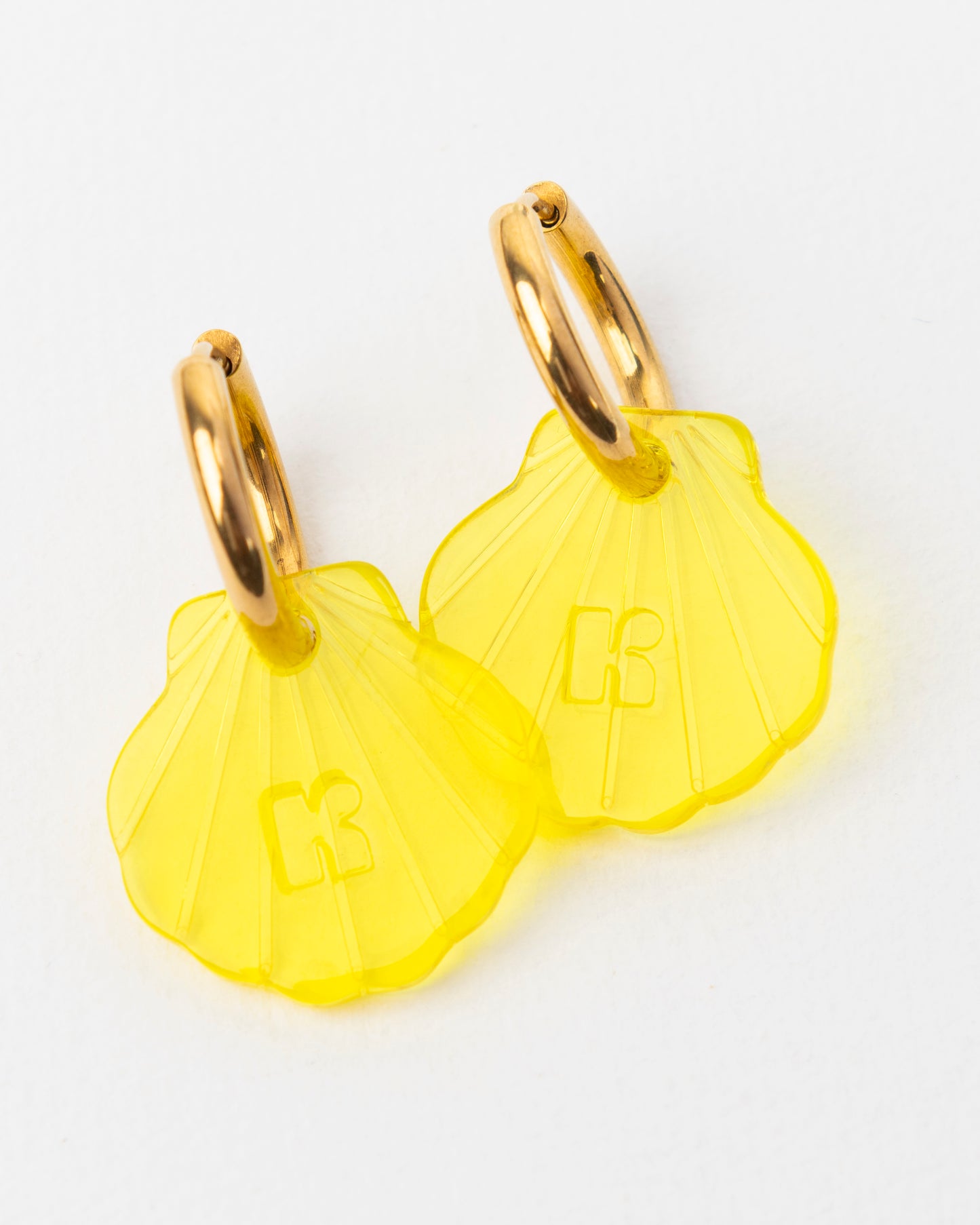 Boucles d'oreilles BABY MERMAID - Jaune -