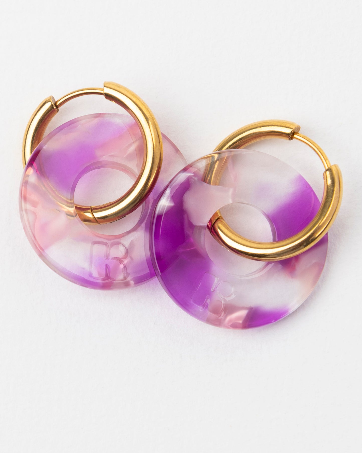 Boucles d'oreilles DONUTS - Pink -