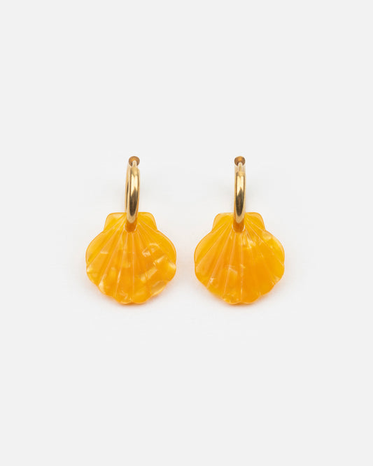 Boucles d'oreilles BABY MERMAID - Abricot -