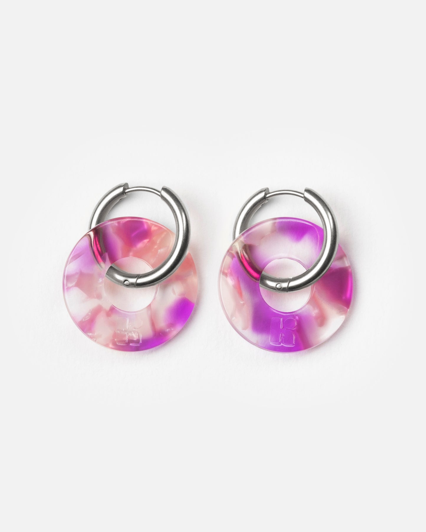 Boucles d'oreilles DONUTS - Pink -