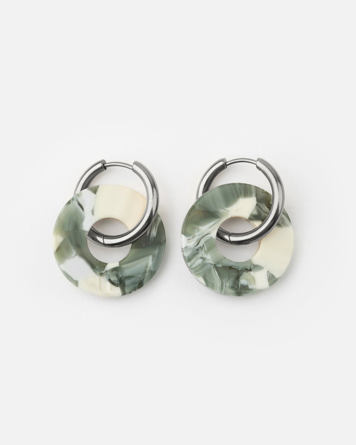 Boucles d'oreilles DONUTS - Marbre -