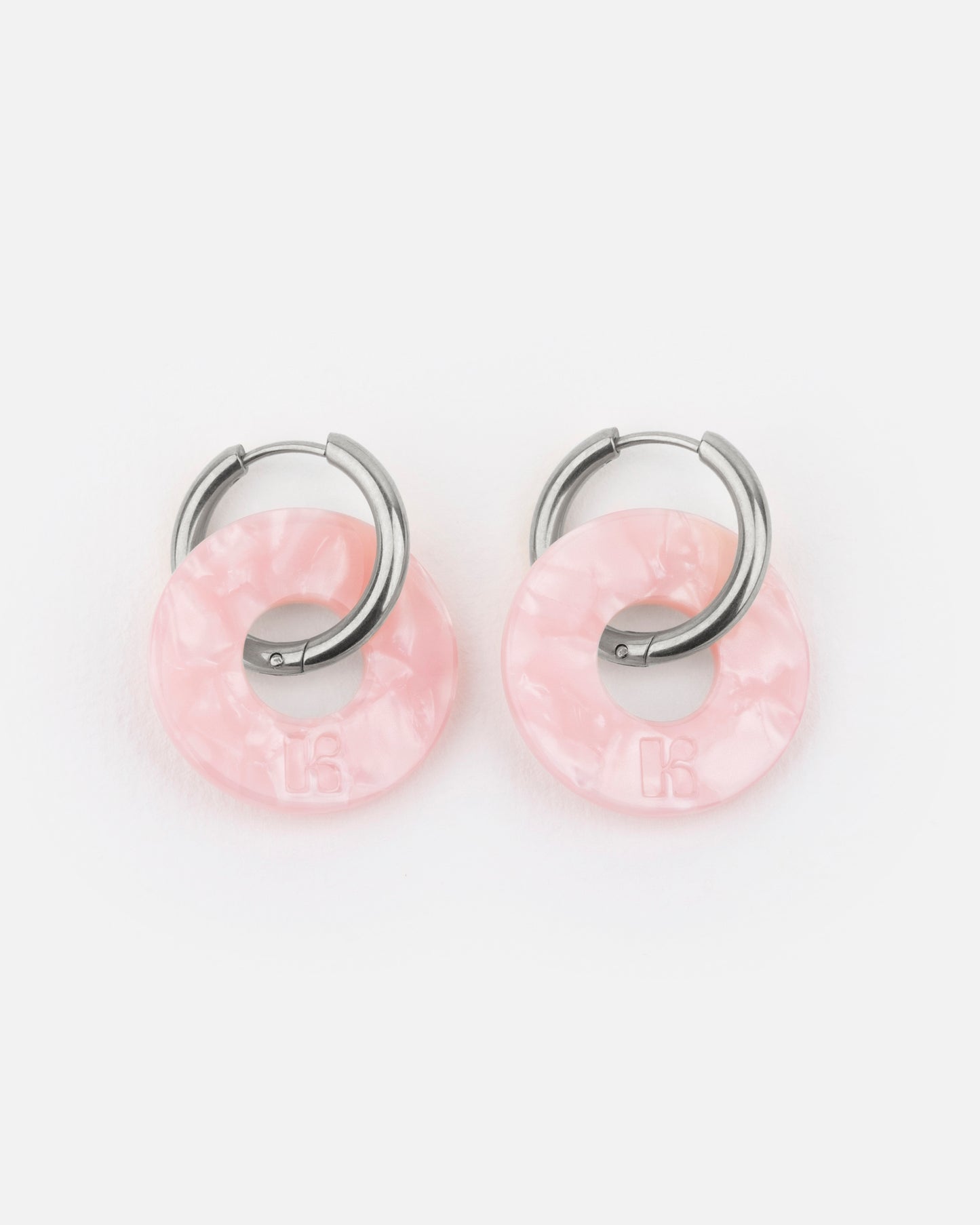 Boucles d'oreilles DONUTS - Rose -