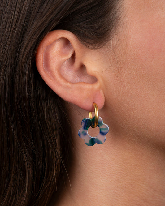 Boucles d'oreilles BABY FLEURETTE - Verde -
