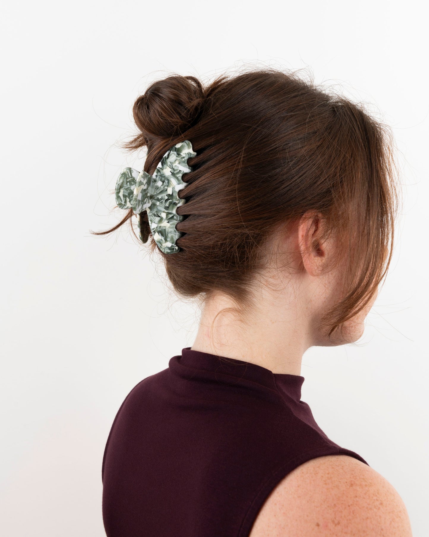 Pince à cheveux - Marbre -