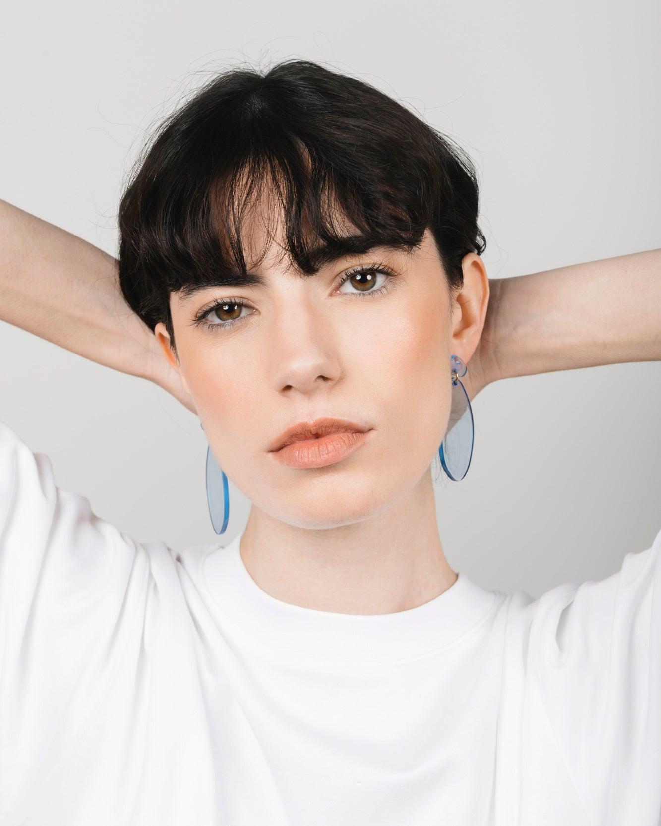 Boucles d'oreilles OVÉ - Bleu -